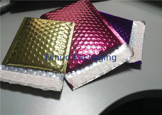 4 Layers Rose Gold Bubble Mailers , 380x330 #B4 Metallic Glamour Mailers