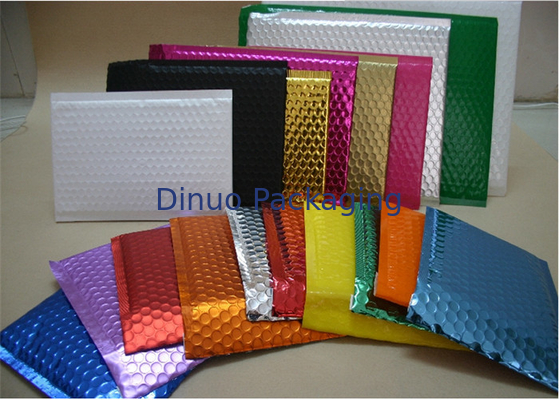 La burbuja metálica colorida laminada envuelve autoadhesivo para la industria de la entrega
