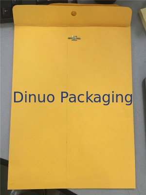 Sobres de la corbata de lazo del corchete del papel de los anuncios publicitarios 6x10 Kraft de la burbuja de Brown 000 Kraft