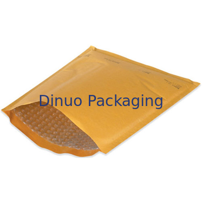 El sobre amarillo del plástico de burbujas del papel de Kraft, anuncio publicitario de la burbuja del #H de 235x330m m empaqueta