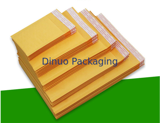 Talla 6 biodegradable 12,5 x 19 de los anuncios publicitarios de la burbuja del sello del uno mismo del papel de Kraft para enviar