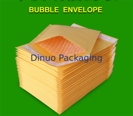 Talla 6 biodegradable 12,5 x 19 de los anuncios publicitarios de la burbuja del sello del uno mismo del papel de Kraft para enviar