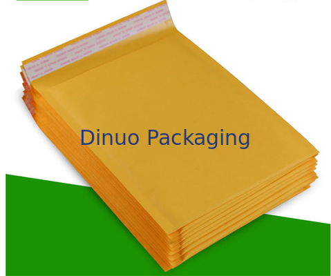 Talla 6 biodegradable 12,5 x 19 de los anuncios publicitarios de la burbuja del sello del uno mismo del papel de Kraft para enviar