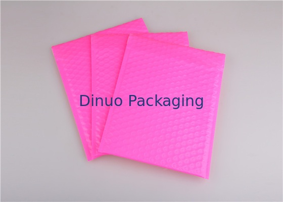 Bolsos rosados polivinílicos de los anuncios publicitarios de la burbuja, sobres de envío de la burbuja colorida para empaquetar