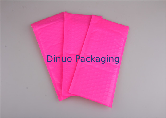 Bolsos rosados polivinílicos de los anuncios publicitarios de la burbuja, sobres de envío de la burbuja colorida para empaquetar