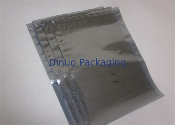 Ziplock modificado para requisitos particulares ESD del logotipo que protege la prueba estática de los bolsos para el empaquetado del PWB/de IC