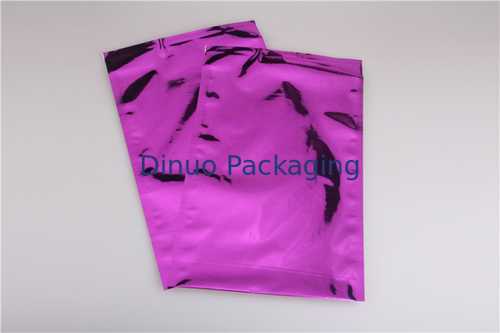 Bolsos coloreados púrpura del sellador del vacío del papel de aluminio, sobres del papel de aluminio