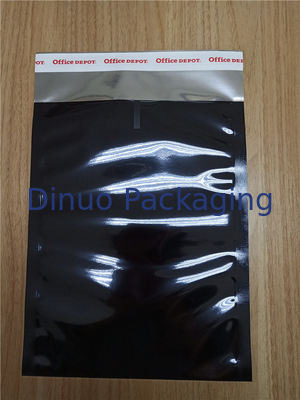 Las bolsas ligeras negras del papel de aluminio, el sello de vacío de aluminio empaquetan la frotación anti