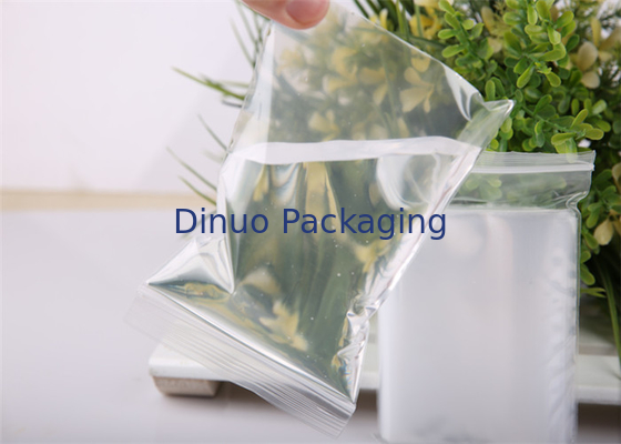 Las bolsas de plástico claras Ziplock herméticas #100*160mm del PE para el empaquetado líquido