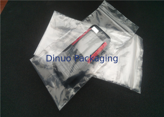 La aduana imprimió el polvo anti de los parásitos atmosféricos PE de la prenda impermeable anti de las bolsas de plástico con el top del Ziplock