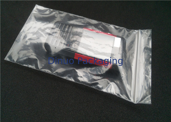 La aduana imprimió el polvo anti de los parásitos atmosféricos PE de la prenda impermeable anti de las bolsas de plástico con el top del Ziplock