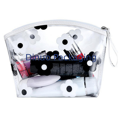 Bolsos de empaquetado que se puede volver a sellar reciclables del PVC con almacenamiento del cosmético de la belleza de la cremallera