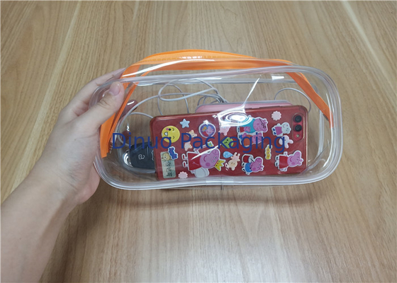 Las bolsas de plástico Ziplock reutilizables promocionales del PVC para embalar las necesidades diarias
