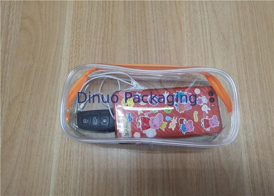 Las bolsas de plástico Ziplock reutilizables promocionales del PVC para embalar las necesidades diarias