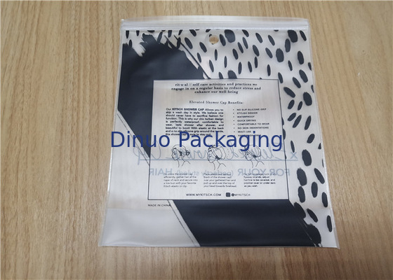 Prenda impermeable de empaquetado de los bolsos del PVC del cierre de la cremallera para el casquillo de ducha del viaje