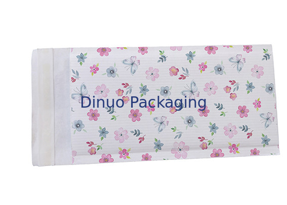 Ningunos sobres acolchados acanalados blancos plásticos Eco del papel de Kraft amistoso