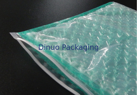 Bolsos de burbuja adhesivos fuertes de la cremallera del plástico transparente con la impresión de la lámina de cobre