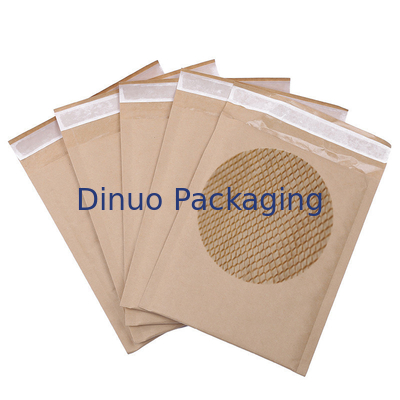 Anuncio publicitario de papel 100% del amortiguador del papel de Delivery Bag Honeycomb del mensajero de Kraft