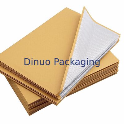 Mailer de burbujas Kraft duraderos con materiales internos de polietileno de baja densidad y espesor de Kraft de 60 a 180 gsm adecuados para las necesidades de envío