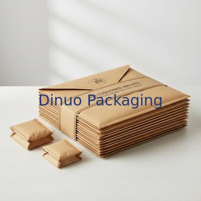 Paquete de 100 bolsas de correo acolchadas, tamaños personalizados, sobres acolchados duraderos y ecológicos diseñados para proteger los artículos durante el tránsito