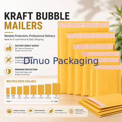 Sobres acolchados de 60 a 180 g/m² de grosor, tamaño estándar 7, duraderos, Kraft, embalaje seguro para necesidades de envío