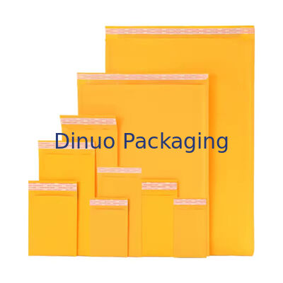 Expreso Kraft Bubble Mailers Varios tamaños Logotipo personalizado Búsquedas con almohadillas duraderas para necesidades de embalaje y envío seguros