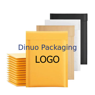 Varios tamaños Kraft Cushion Bubble Mailers con materiales internos de polietileno de baja densidad Envase de embalaje protector para envío