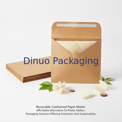 Envasador de papel acolchado reciclable Alternativa asequible a los envasadores de plástico Solución de embalaje que ofrece protección y sostenibilidad